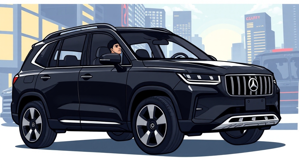 GV80 트림별 가격 및 특징 비교 (cartoon 스타일)