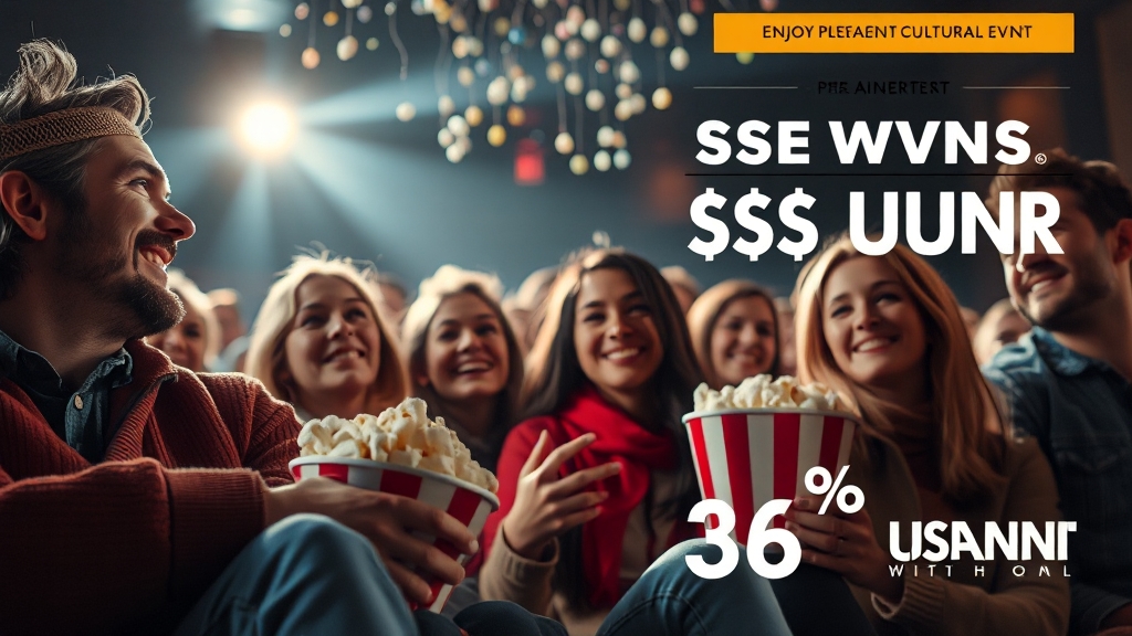 영화 & 문화생활 만끽 (realistic 스타일)