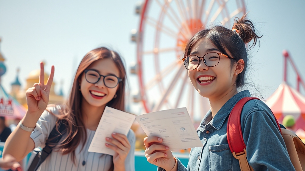 놀이공원 완전 정복 (realistic 스타일)