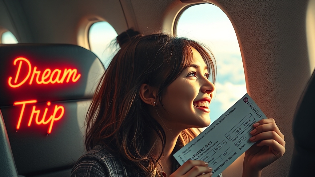 항공권 특가 정보 (realistic 스타일)