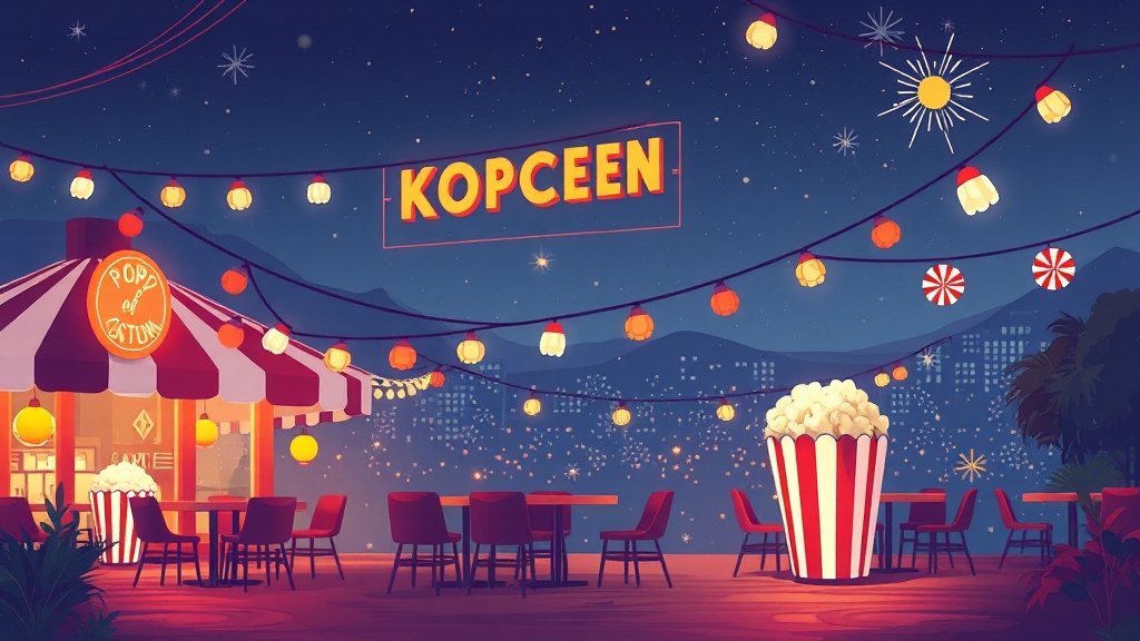 영화관 및 문화생활 할인 (illustration 스타일)