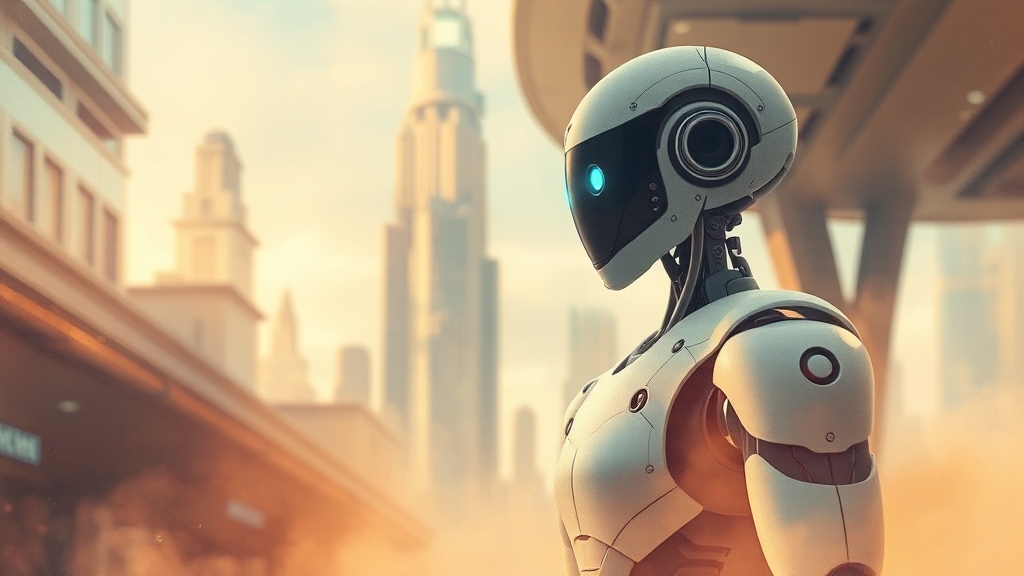 휴머노이드 로봇이란? (watercolor 스타일)