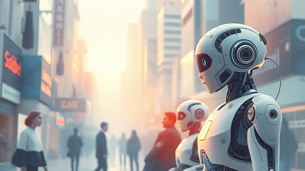 휴머노이드 로봇 관련 기술 및 발전 방향 (watercolor 스타일)