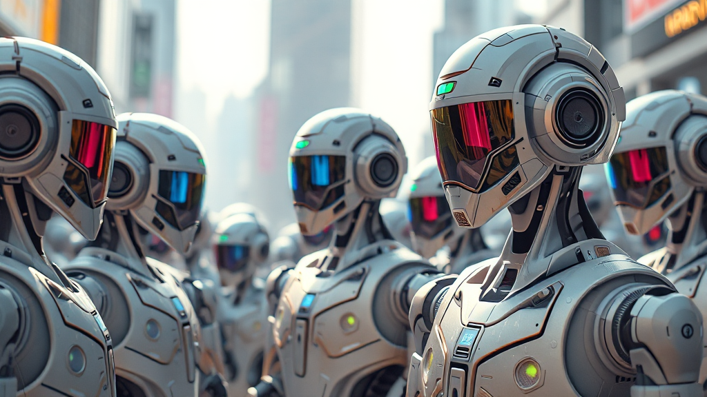 휴머노이드 로봇 관련 기업 분석 (realistic 스타일)