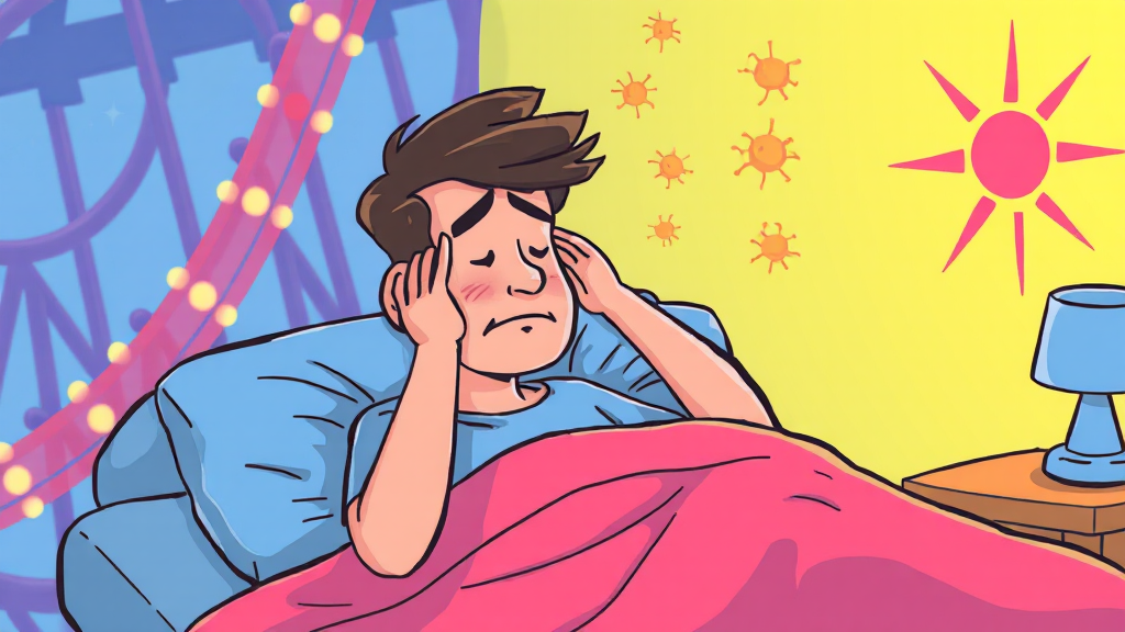 초기 증상: 감기와의 차이 (cartoon 스타일)