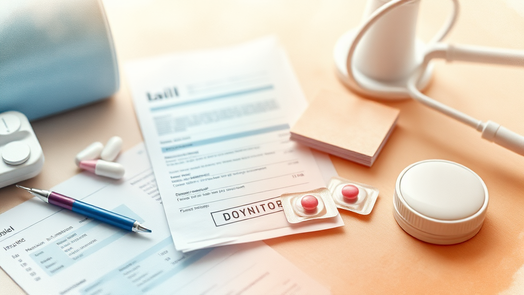 실손보험 청구 시 필요 서류 (watercolor 스타일)