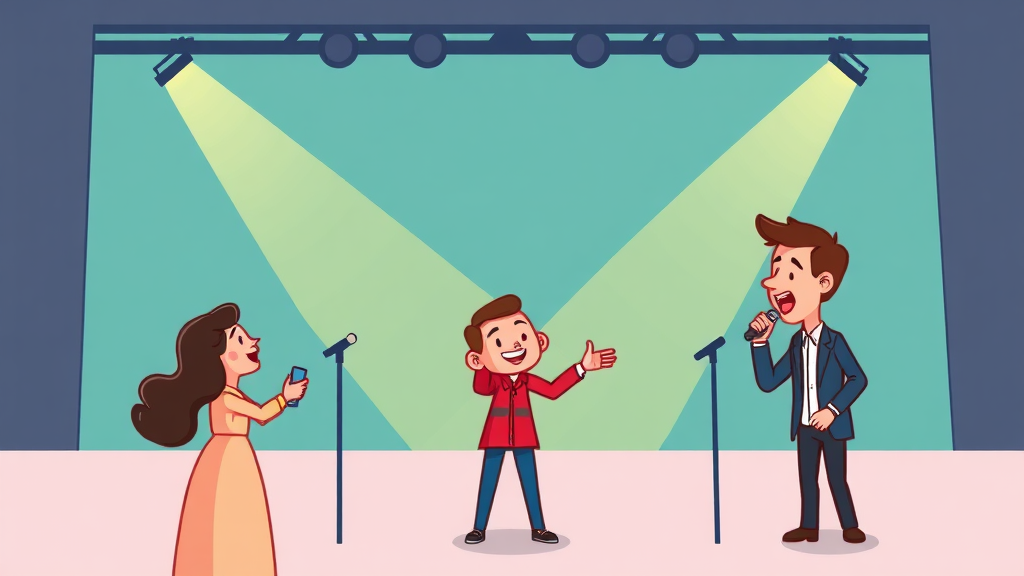 라운드별 주요 무대 분석 (cartoon 스타일)