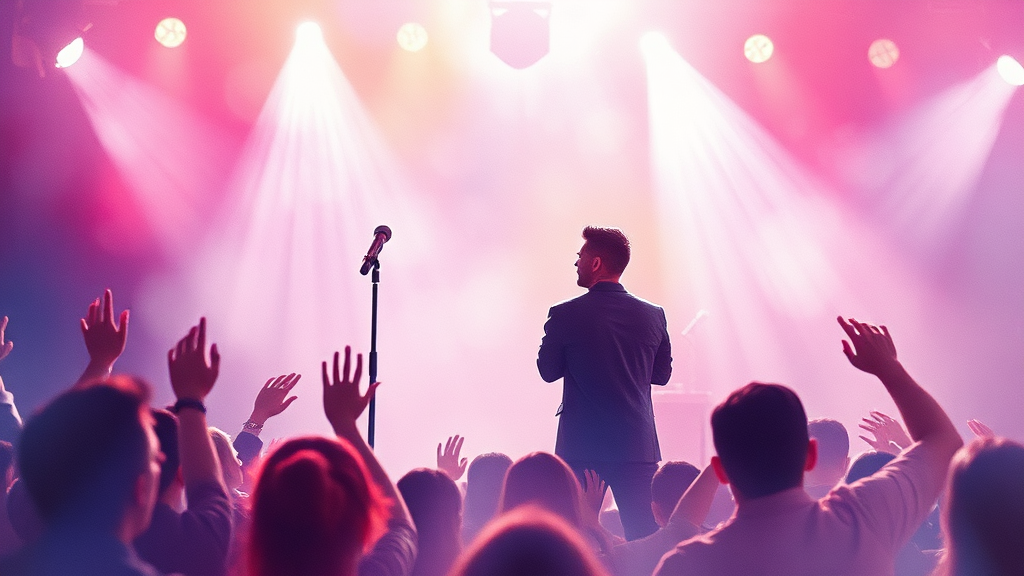 투표 & 방송 정보 (watercolor 스타일)