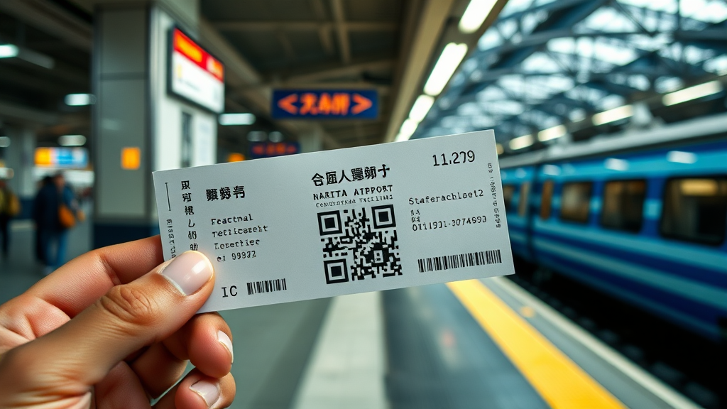 스카이라이너 티켓 구매 가이드 (realistic 스타일)