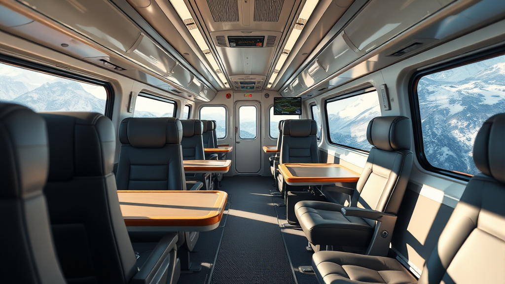 스카이라이너 좌석 및 편의 시설 (realistic 스타일)