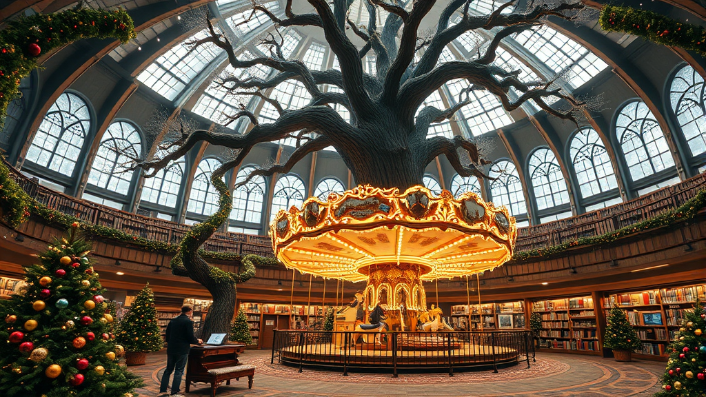 별마당도서관 트리 소개 (realistic 스타일)