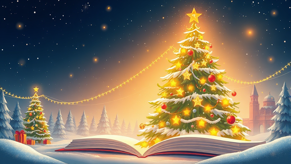 크리스마스 축제 개요 (illustration 스타일)