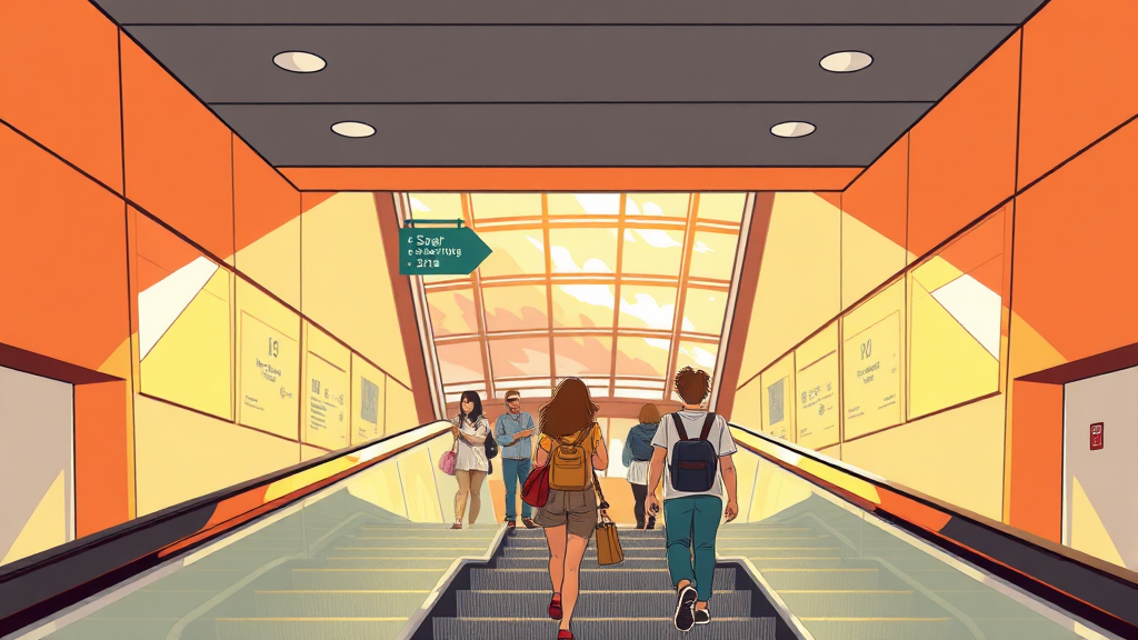 방문 시간 추천 및 꿀팁 (cartoon 스타일)