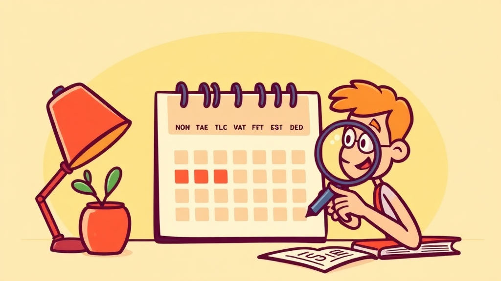 신청 기간 및 유의사항 (cartoon 스타일)