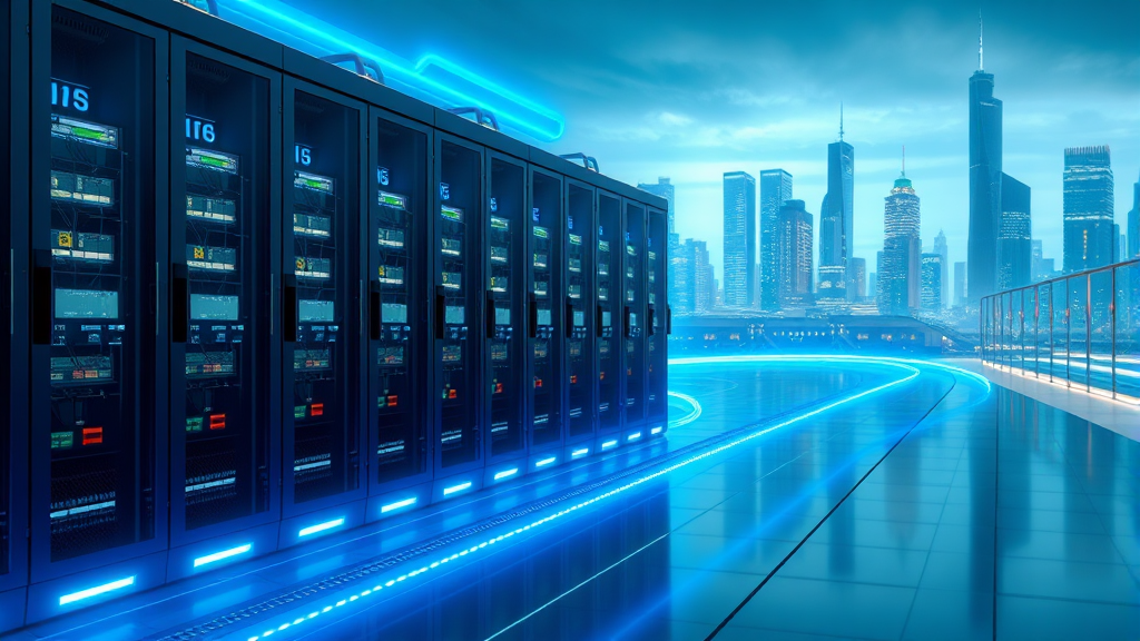 기술 경쟁력 및 시장 전망 (realistic 스타일)