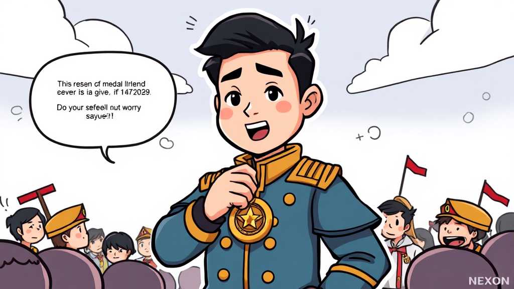 넥슨 입장 및 보상 정책 (cartoon 스타일)