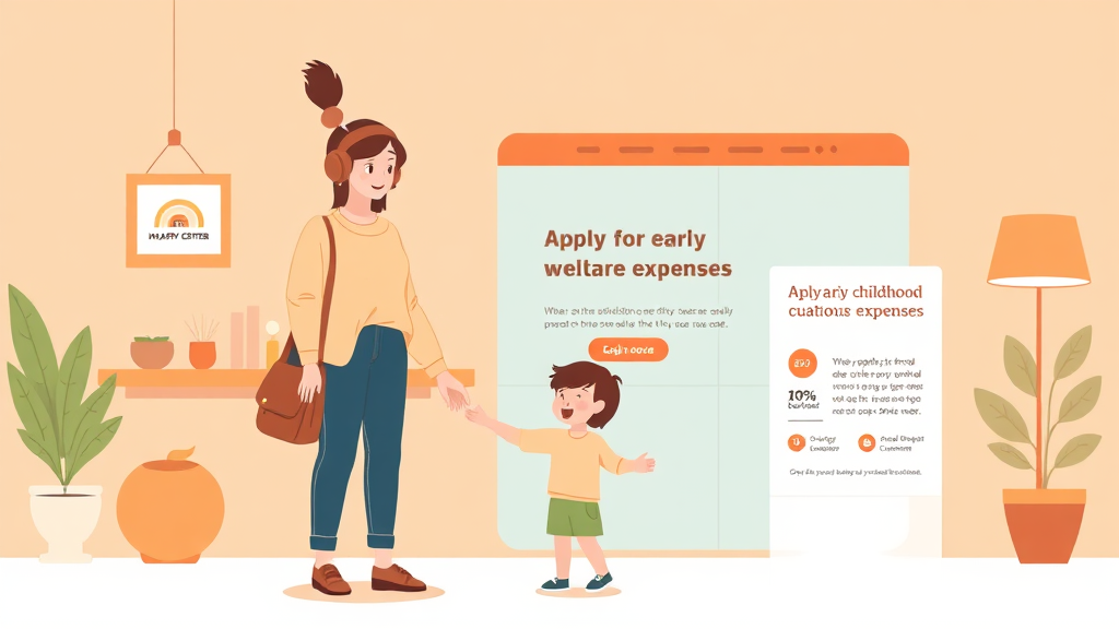 유아학비 사전신청 완벽 가이드: 대상, 금액, 방법, 불이익 총정리 5 사전신청 방법 (온라인/방문) (illustration 스타일)