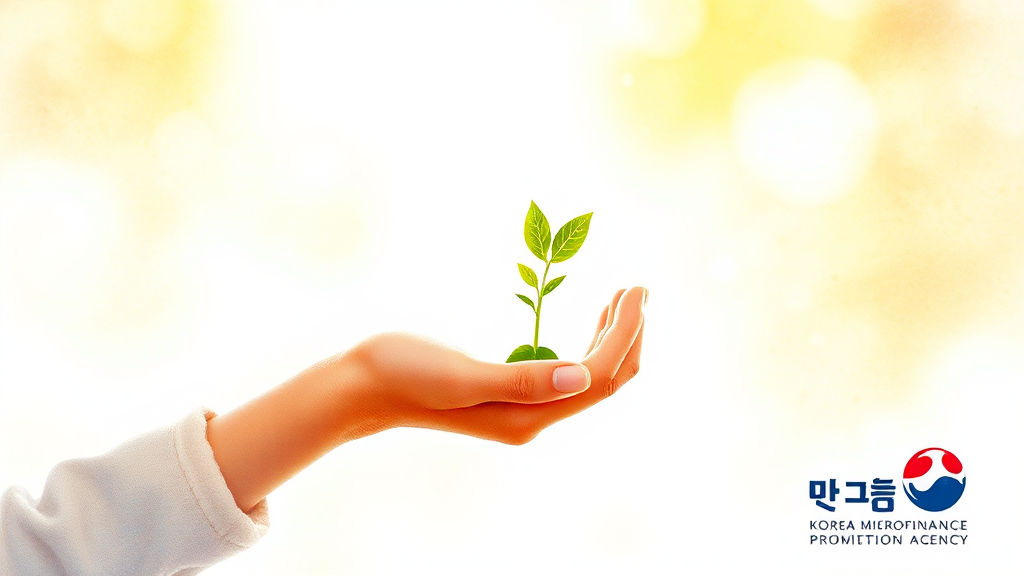 정책서민금융 신청 방법 (watercolor 스타일)