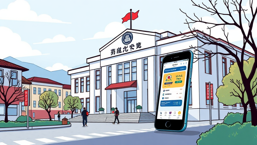 시청 홈페이지 소개 (illustration 스타일)