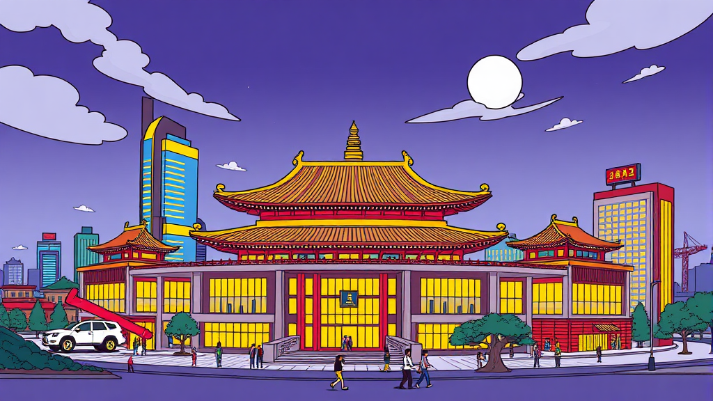 트럼프 그룹의 관심, 글로벌 자본 유치 기대 (cartoon 스타일)