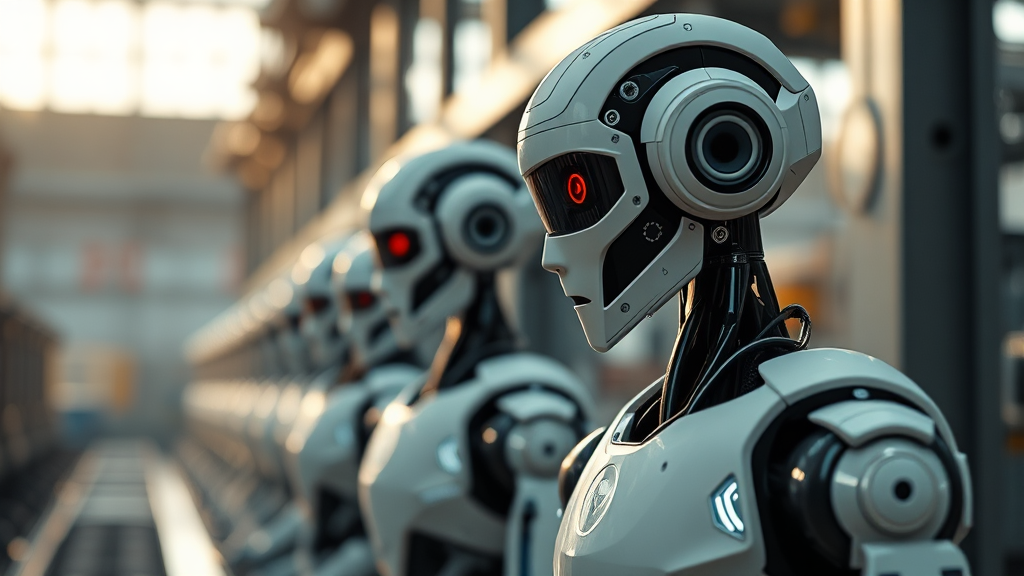 중국 휴머노이드 로봇: 3개월 대기 이유부터 미래 시장까지 5 중국의 로봇 산업 집중 전략과 기술 경쟁 (realistic 스타일)