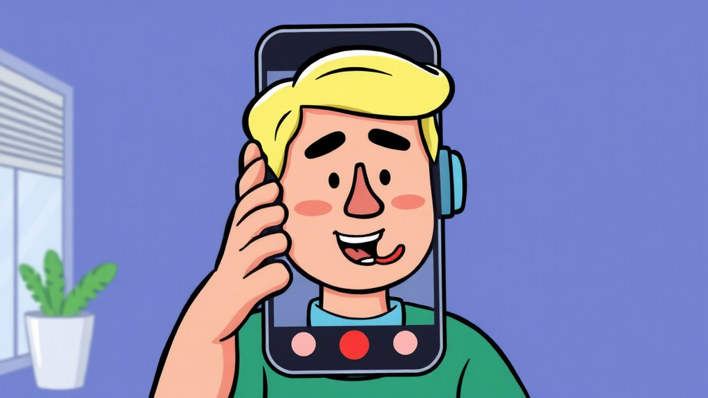 아이폰 통화 녹음, 이것만은 꼭 알아두세요! (cartoon 스타일)