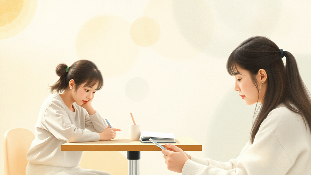 안산 단원구 스터디카페 이용 가이드: 영업 정보 및 규칙 (watercolor 스타일)