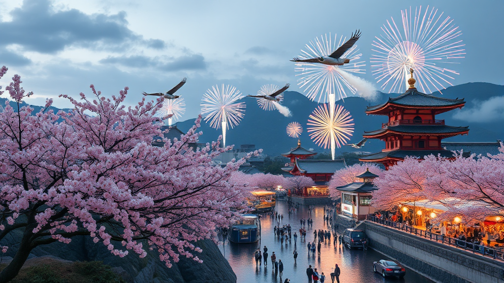 2026 진해군항제 주요 행사 및 특별 이벤트 (realistic 스타일)