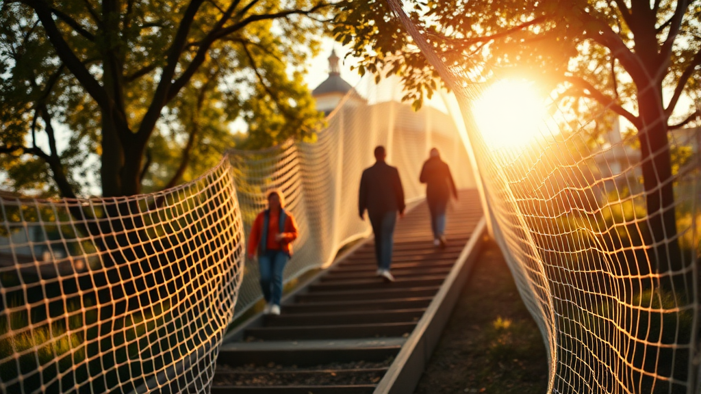 실업급여, 든든한 사회 안전망 (realistic 스타일)