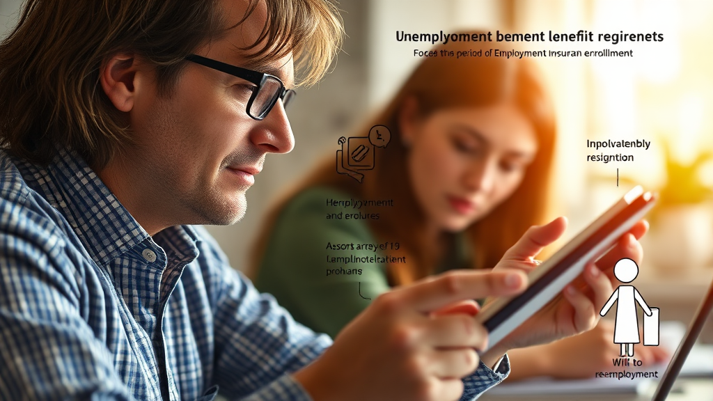 실업급여 신청 자격, 꼼꼼히 확인하세요 (realistic 스타일)