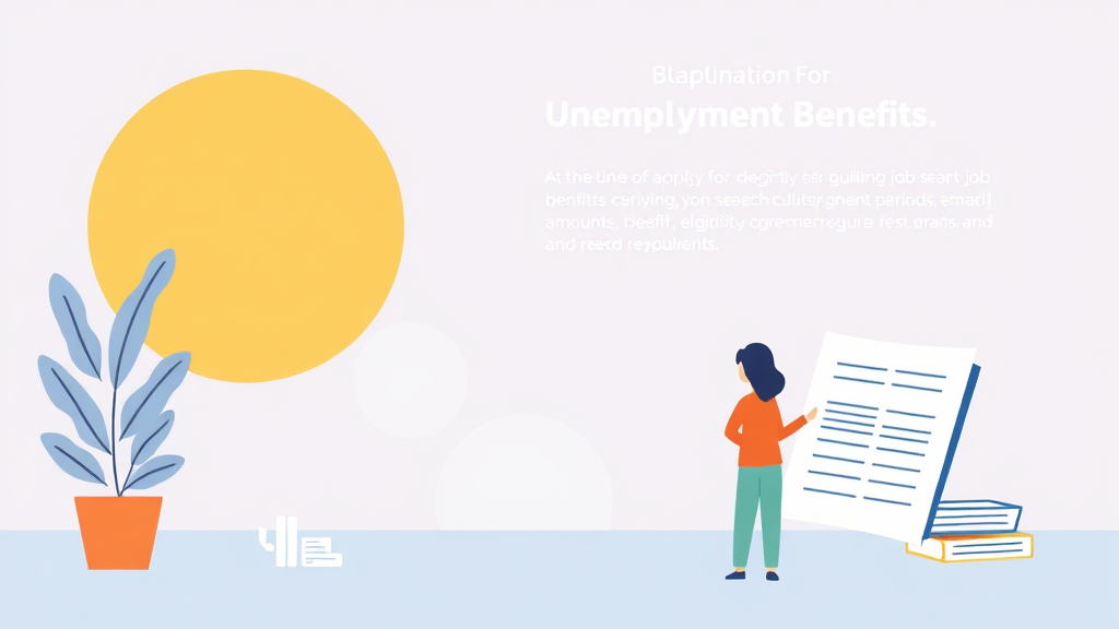 실업급여 관련 자주 묻는 질문과 유의사항 (illustration 스타일)