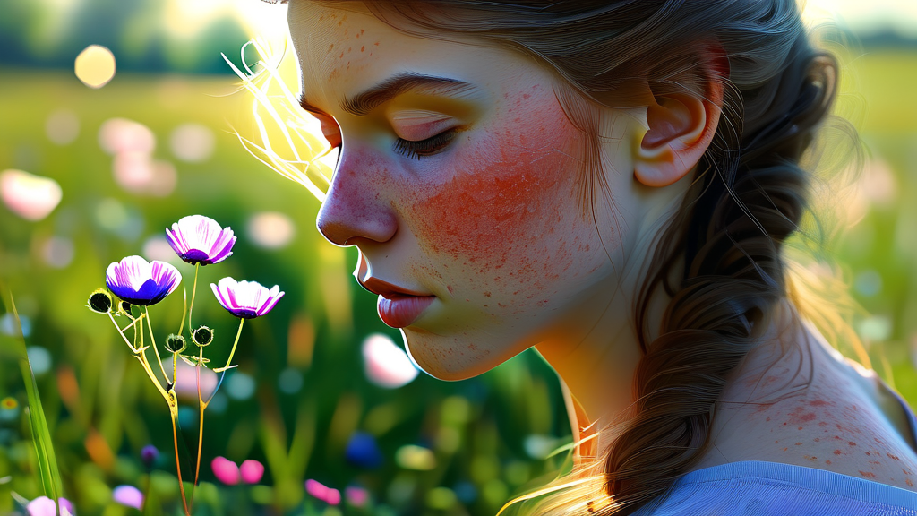 알레르기 검사 A to Z: 증상, 종류, 결과 해석까지 완벽 가이드 8 피부 알레르기: 원인, 증상 및 관리 (realistic 스타일)