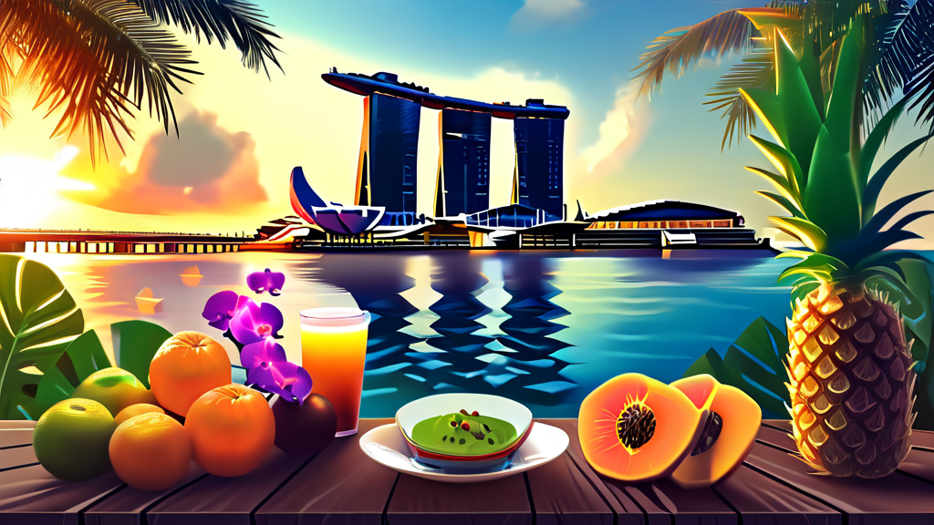 에어프레미아 싱가포르 여행 꿀팁 (realistic 스타일)