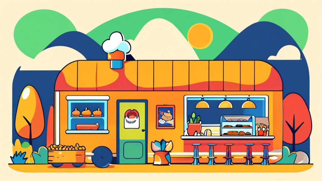 방문객을 위한 필수 준비물 및 편의시설 안내 (cartoon 스타일)