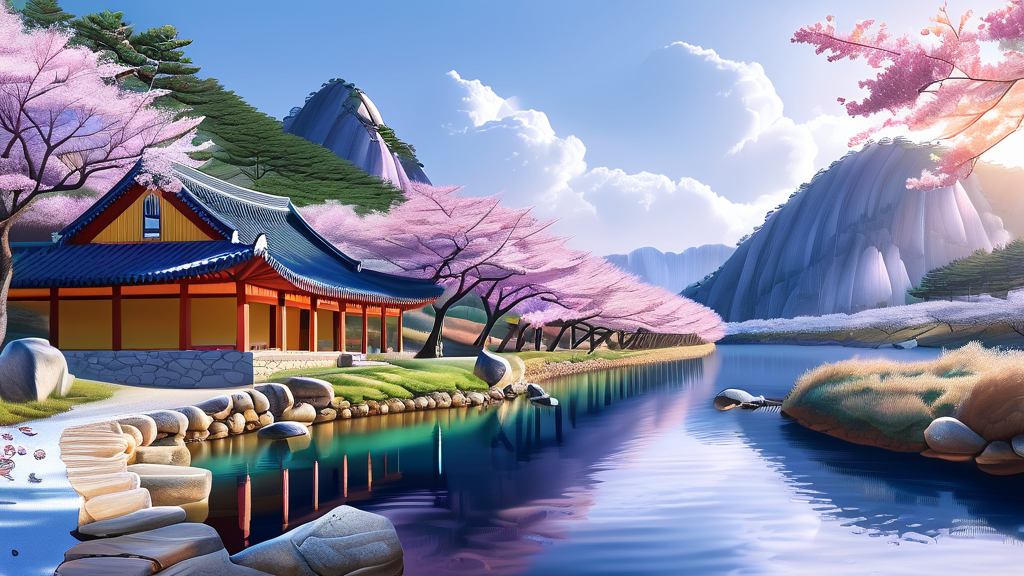 지리산 치즈랜드 주변 관광지 및 맛집 추천 (realistic 스타일)