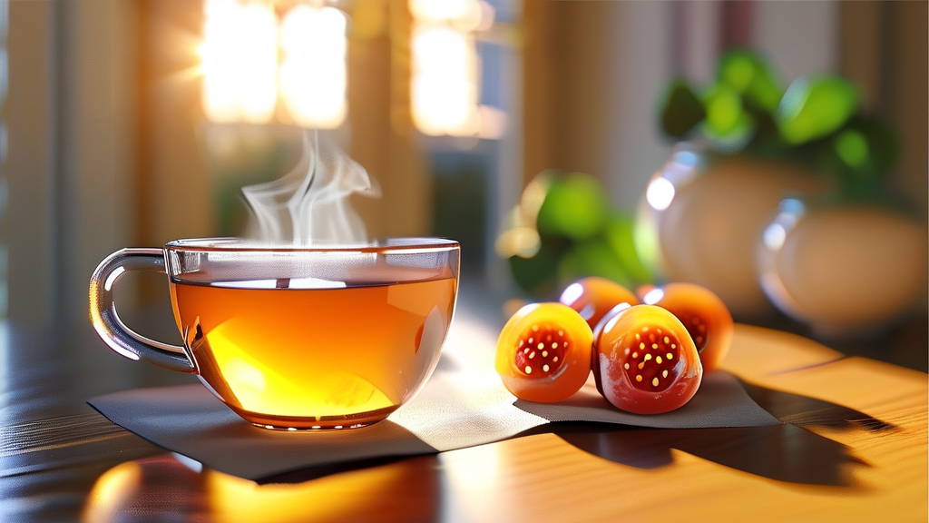 스마트폰과 카페인이 눈밑 떨림에 미치는 영향 (realistic 스타일)