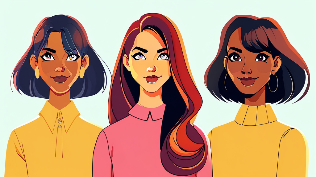 자연스러운 결과를 위한 모발이식 디자인과 배치 전략 (cartoon 스타일)