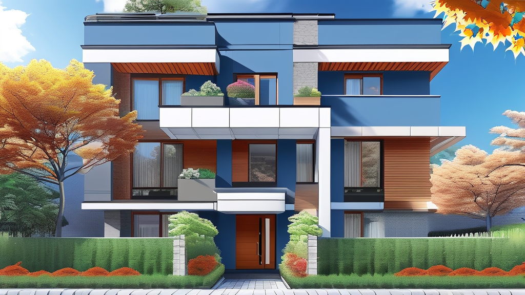 전세 및 월세 시장 동향 (realistic 스타일)