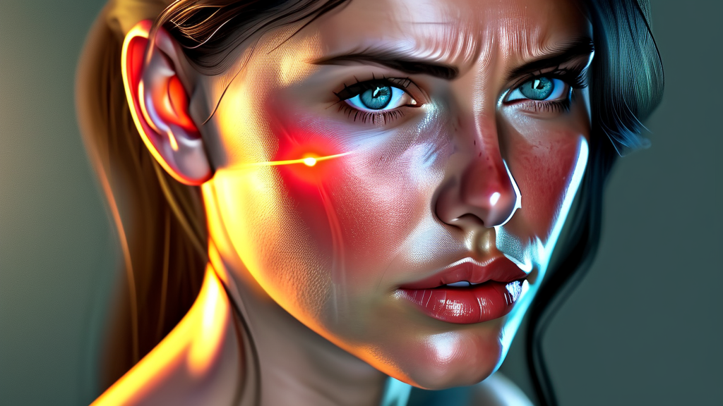 골반염, 여성 건강의 경고 신호 (realistic 스타일)