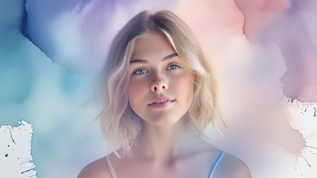 사고 발생 시 완전자차 보험의 역할 (watercolor 스타일)