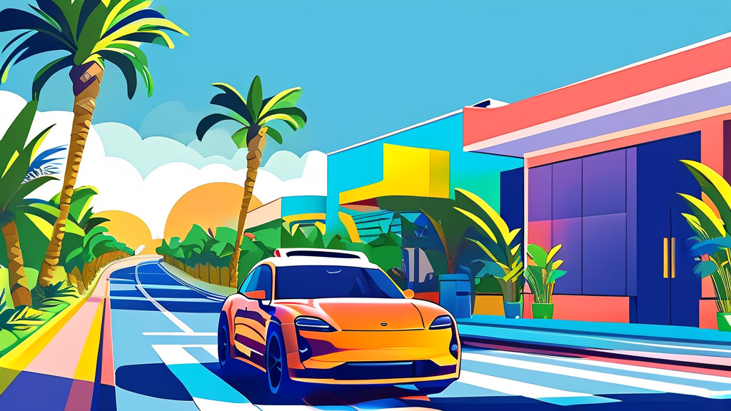 제주 렌트카 이용 꿀팁: 보험부터 반납까지 (cartoon 스타일)