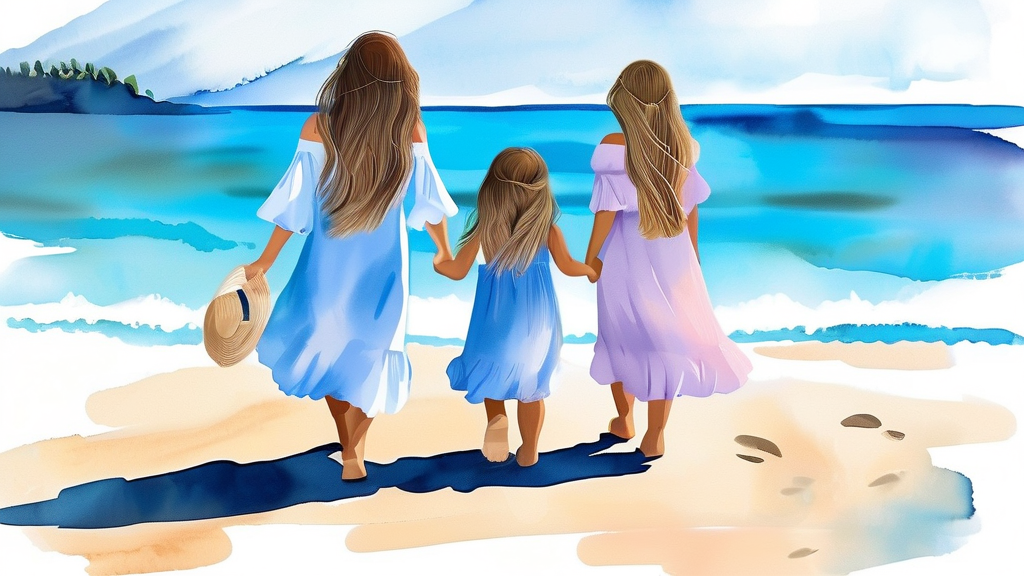 안심하고 제주 여행 즐기기: 완전자차 보험 완벽 가이드 (watercolor 스타일)