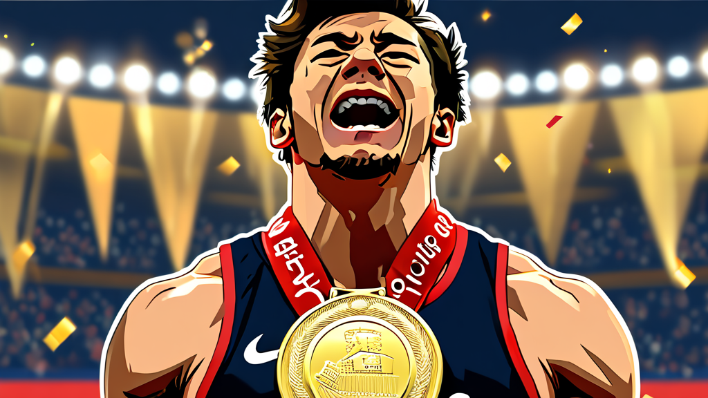 심권호, 전설적인 레슬링 커리어 (illustration 스타일)