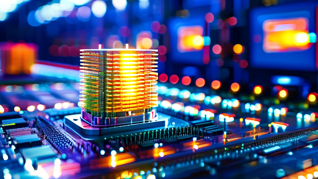 한미반도체, HBM4 시대의 핵심 플레이어 (realistic 스타일)