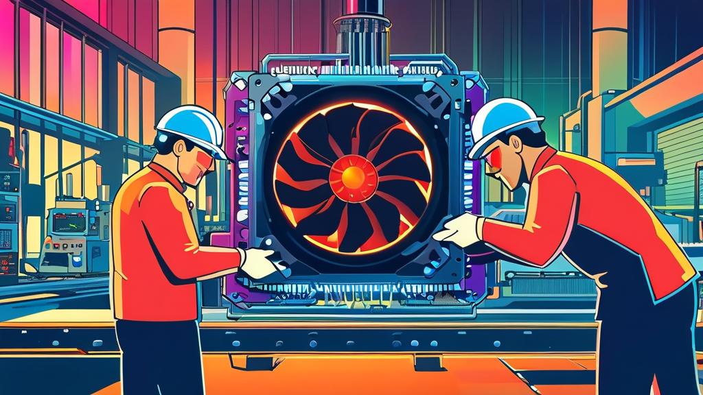 HBM4 기술 발전과 한미반도체 주가 전망 (cartoon 스타일)