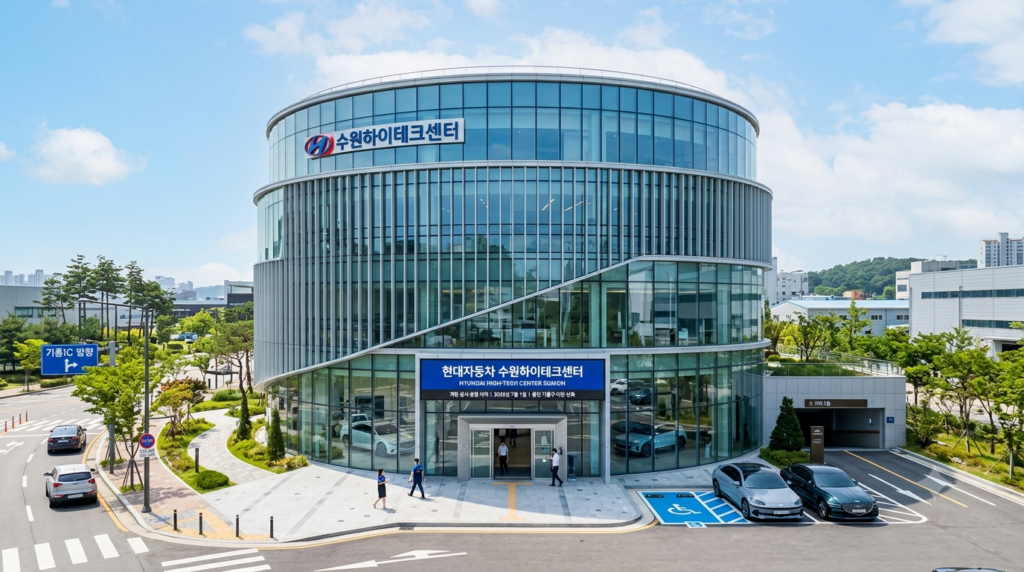 현대자동차 수원하이테크센터 개관 공식 예약 및 위치 주차 총정리 (기흥구 이전 신축)