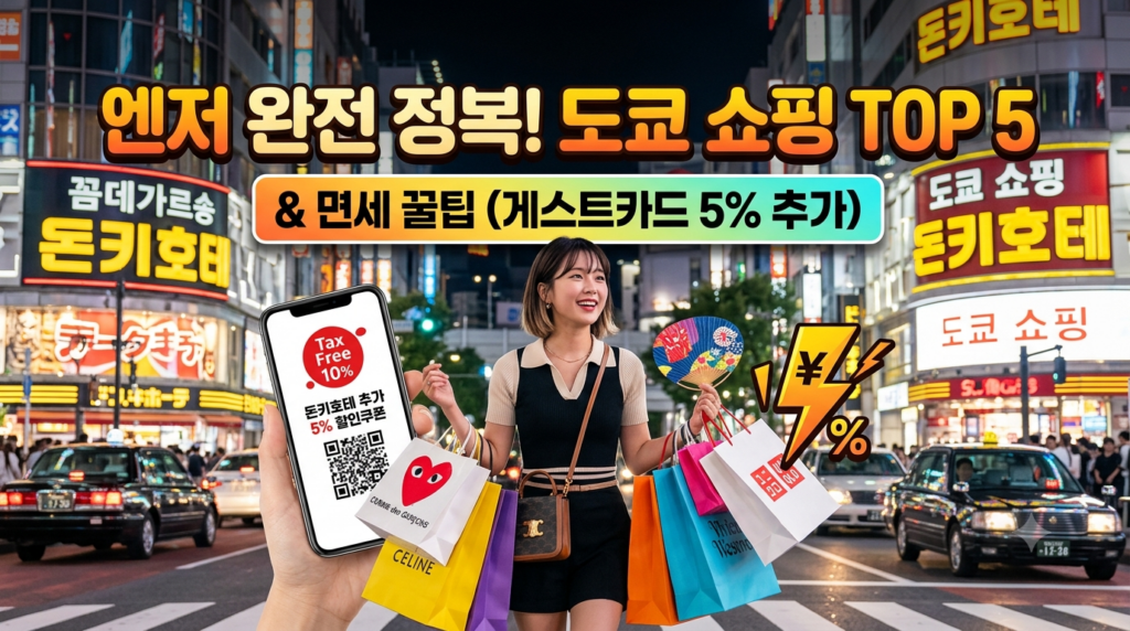 2026 엔저 활용 도쿄 쇼핑 리스트 TOP 5 및 일본 면세 꿀팁 돈 버는 3박 4일 도쿄 여행 가이드