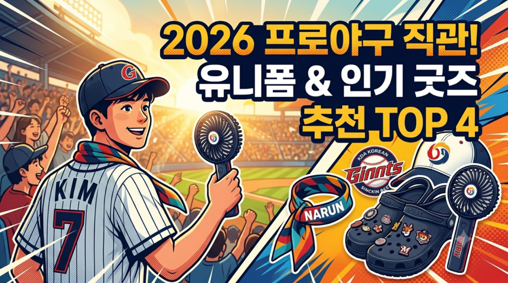 2026 KBO 직관 유니폼 추천 TOP7  인기 구단 굿즈 가격 비교 총정리