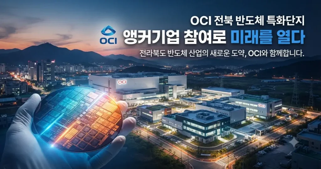 OCI 전북 반도체 특화단지 앵커기업 참여, 핵심 총정리 (2026)