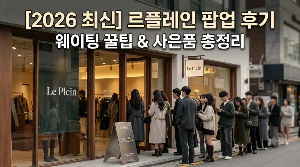 르플레인 청담 팝업 가기 전 필수 확인! 웨이팅 없이 입장하는 법 & 금액별 기프트